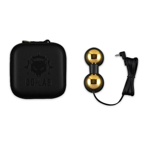 Bi-Polar Double-Ball Electrode Gold