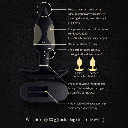 Silicone Bi-Polar Electro Plug